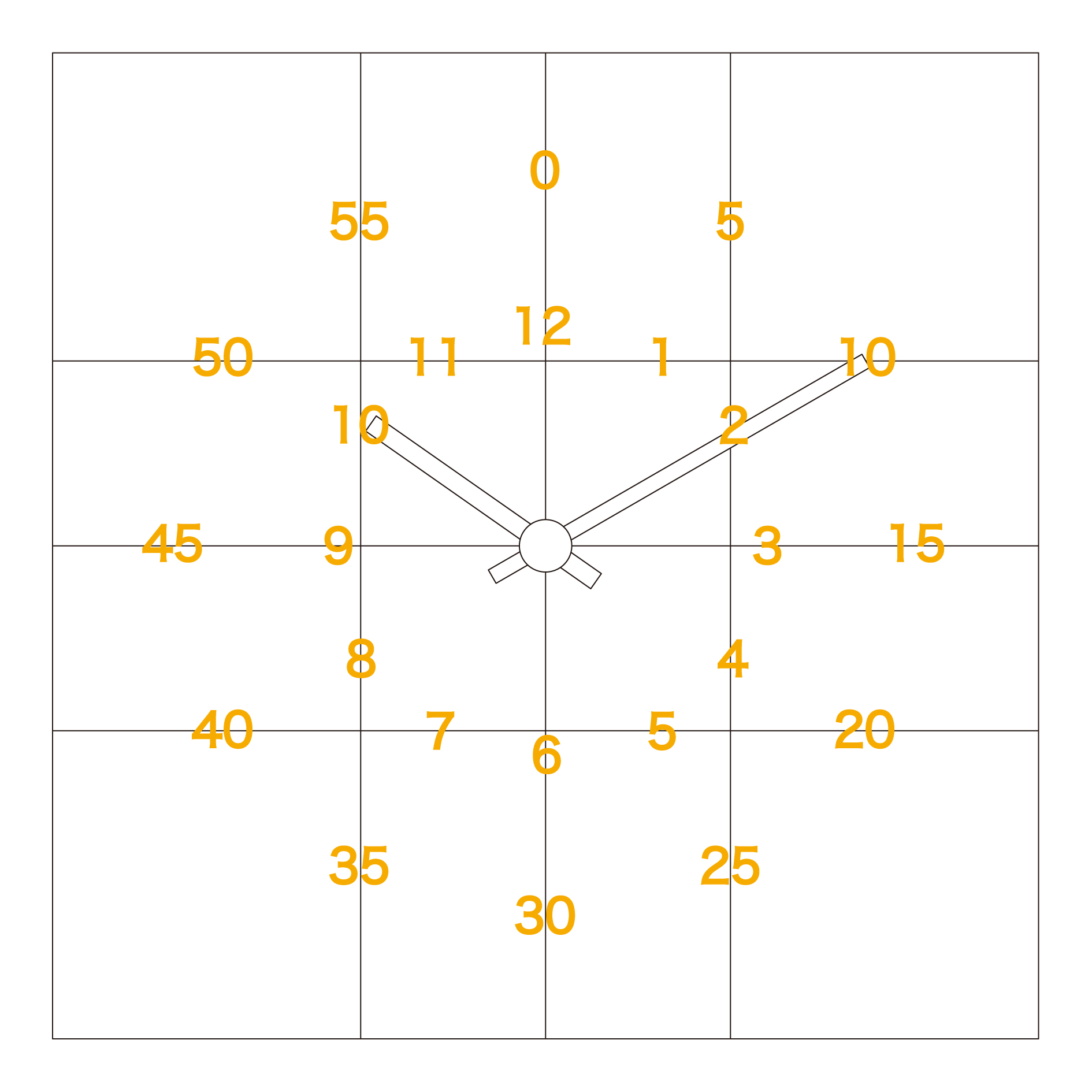 PILED CLOCK-2
